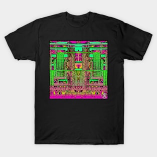 Abstract green and pink T-Shirt